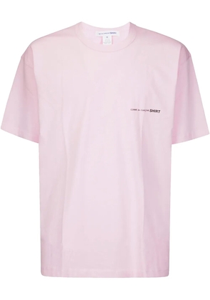 Comme Des Garçons Shirt cotton t-shirt - Pink