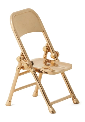 Marla Aaron 14K yellow gold Folding Chair pendant
