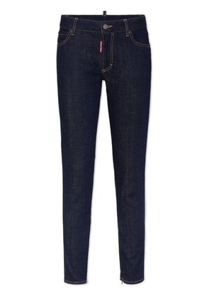 DSQUARED2 contrast-stitching skinny jeans - Blue