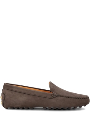 Tod's studded flat shoes - Brown