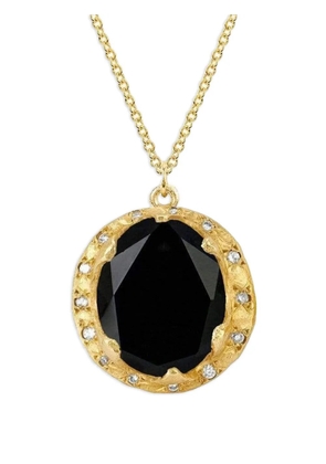 Logan Hollowell 14kt yellow gold Queen Onyx necklace