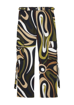 PUCCI swirl-print cargo trousers - Green