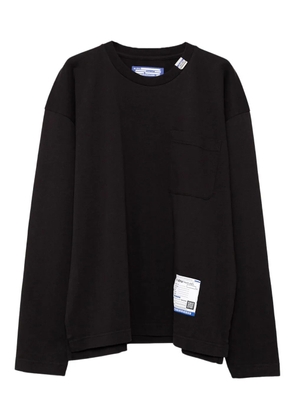 in･stru(men-tal). pocket long-sleeve jersey t-shirt - Black