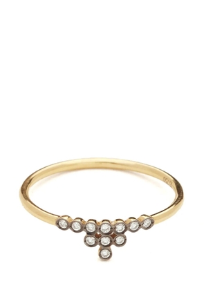 Yannis Sergakis 18kt yellow gold Charnières diamond ring