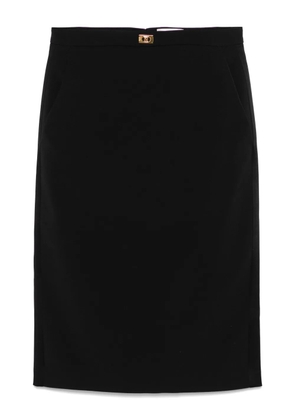 Elisabetta Franchi crepe mini skirt - Black