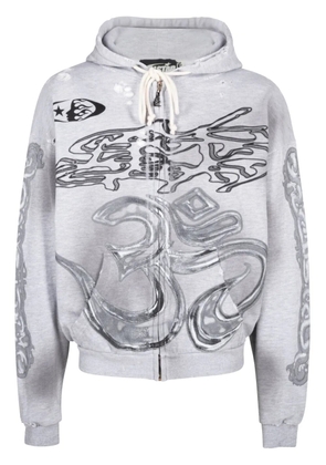 HELLSTAR Yoga 'Grey' hoodie