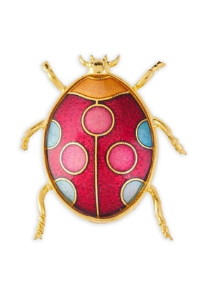Susan Caplan Vintage 1980s ladybird-shaped brooch - Gold