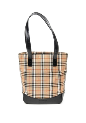 Burberry Pre-Owned 2000s check-pattern tote bag - Brown