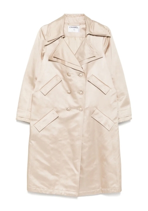 CHANEL Pre-Owned 2004 trench coat - Neutrals