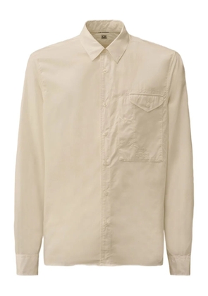 C.P. Company chest-pocket cotton shirt - White