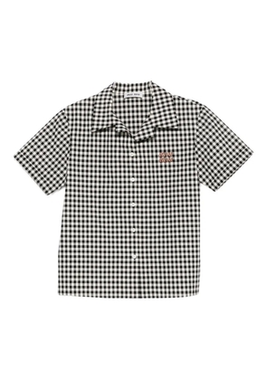 Miu Miu gingham-check shirt - Black
