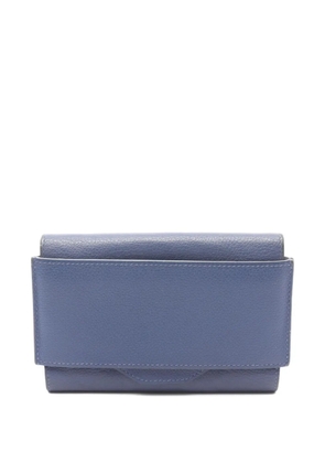 Hermès Pre-Owned 2018 Passant Compact bi-fold wallet - Blue