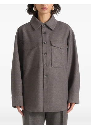 Manière De Voir Joy chest-pockets buttoned shirts - Grey