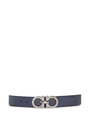 Ferragamo Gancini-buckle reversible belt - Blue
