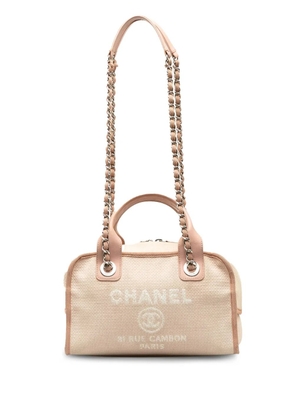 CHANEL Pre-Owned 2014-2015 small Deauville two-way bag - Pink