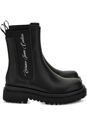 Versace Jeans Couture elastic-insert platform boots - Black