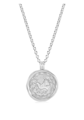 DOWER AND HALL Peace Dove-pendant necklace - Silver
