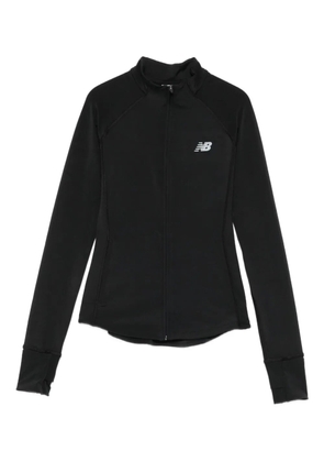 New Balance zip-front logo sweatshirt - Black
