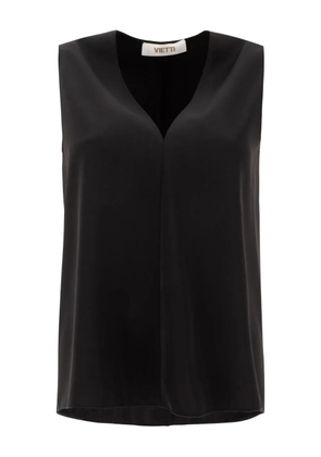 F.It V-neck sleeveless top - Black