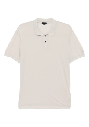 James Perse Lotus jersey polo shirt - Neutrals