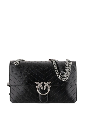 PINKO Classic Love quilted shoulder bag - Black