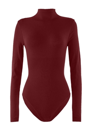 Wolford high-neck long-sleeve bodysuit - Red