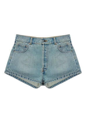 Mainless denim mini shorts - Blue