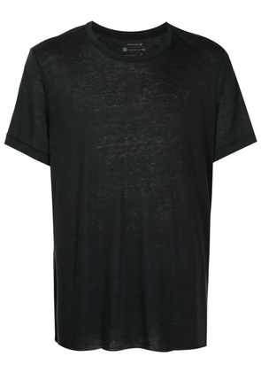 Osklen logo-print linen T-shirt - Blue