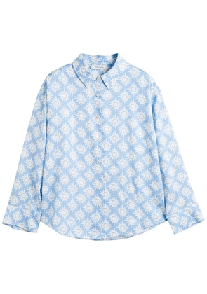 Chinti & Parker x Laura Whitmore Paradise shirt - Blue