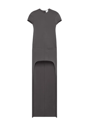 Courrèges circle-edged maxi dress - Grey