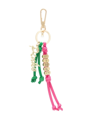 PINKO lettering-logo keychain