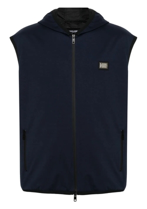 Dolce & Gabbana logo-plaque gilet - Blue