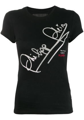 Philipp Plein logo T-shirt - Black