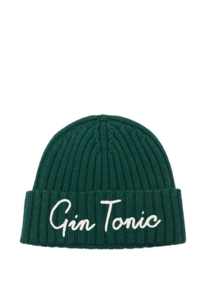 MC2 Saint Barth Ribbed beanie - Green