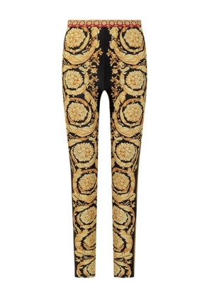 Versace Barocco print leggings - Black