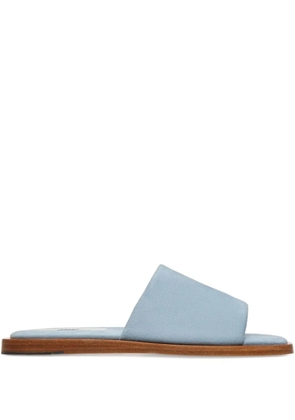 Bally Sabian square-toe leather sandals - Blue