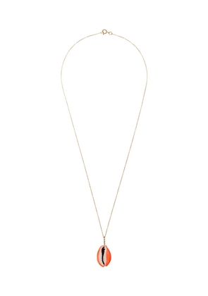 Aurelie Bidermann shell necklace - Orange