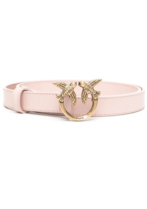 PINKO Love Berry logo-plaque leather belt