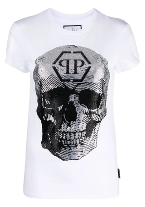 Philipp Plein Skull print T-shirt - White