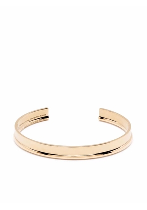 Le Gramme 18kt polished yellow gold Ribbon cuff set