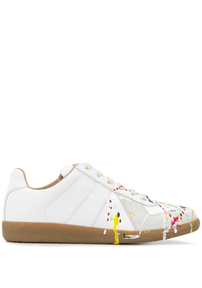 Maison Margiela Replica paint-splatter sneakers - White