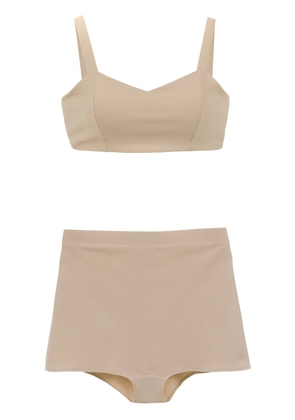 Olympiah two-piece bra set - Neutrals