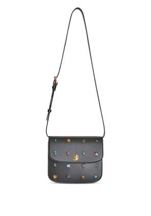 ETRO small Essential floral-embroidered shoulder bag - Black