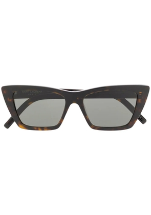 Saint Laurent Eyewear New Wave sunglasses - Brown