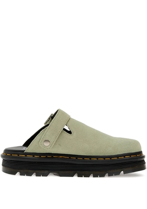 Dr. Martens ZebZag buckle-fastening platform flat mules - Green