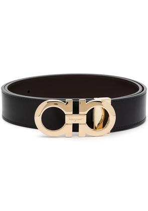 Ferragamo Gancini reversible belt - Black