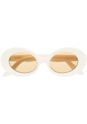 Lapima oval-frame sunglasses - Neutrals