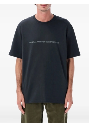 Gramicci Stonemasters graphic-print cotton T-shirt - Black