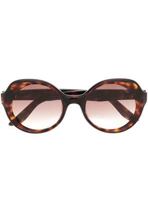 Lapima round-frame sunglasses - Brown