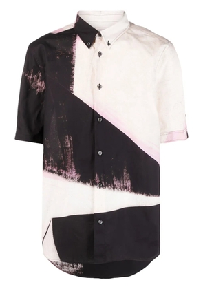 Alexander McQueen Brushstroke cotton shirt - Pink